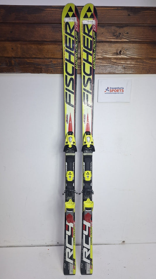 Fischer RC4 World Cup GS FIS 170cm Ski + Fischer 13 Bindings Winter Sports