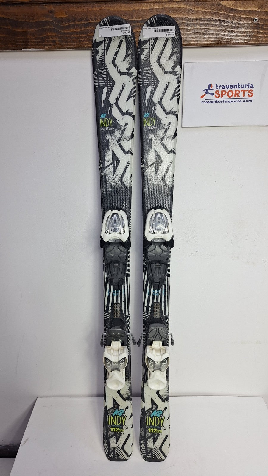 K2 Indy 112cm Ski + Marker 4.5 Bindings Winter Sport