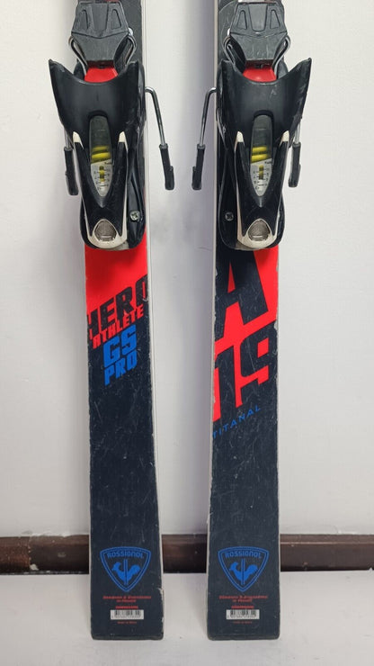 Sci Rossignol Hero Athlete GS Pro 165cm + attacchi Look 10 Sport invernali