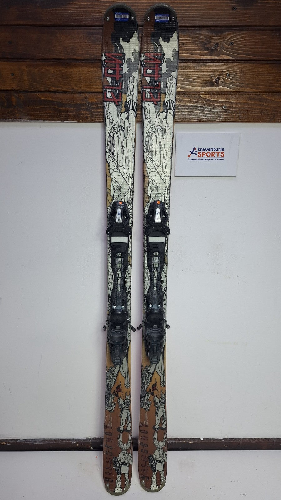 Elan Slingshot 166cm Ski + Elan EL 10  Bindings Winter Adventure Outdoor