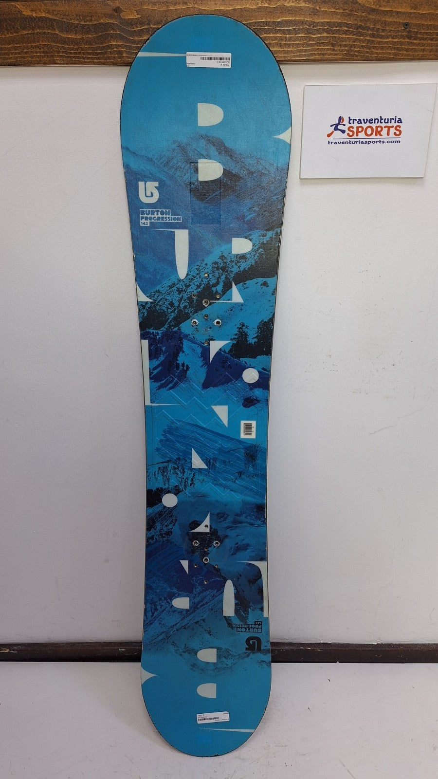 Snowboard Burton Progression 142 cm CBS Sport divertimento invernale All Mountain outdoor