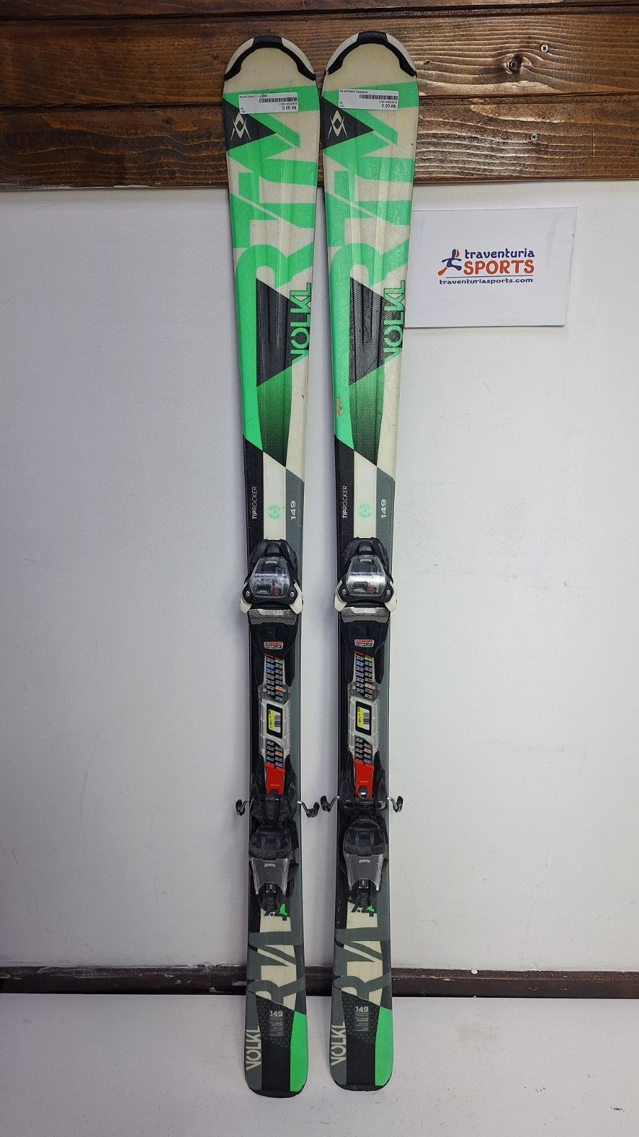 Volkl RTM 149 cm Ski + Marker 10 Bindings Fun Snow Winter Sport Piste