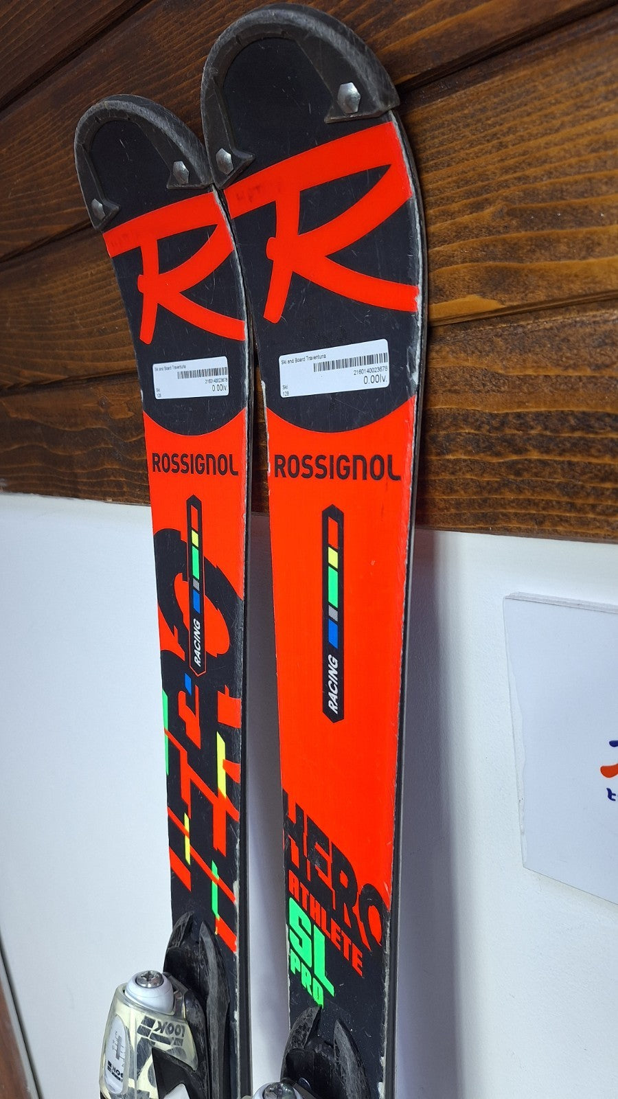 Rossignol HERO Athlete SL Pro 128 cm Ski + Look 7 Bindung Wintersport Schnee
