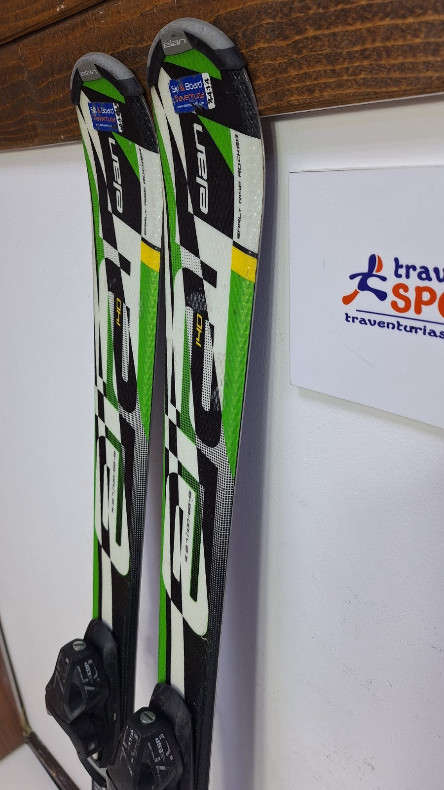 Elan Exar Pro 140 cm Ski + Elan ESP 7.5 Bindungen Sport Schnee Winter Spaß Abenteuer
