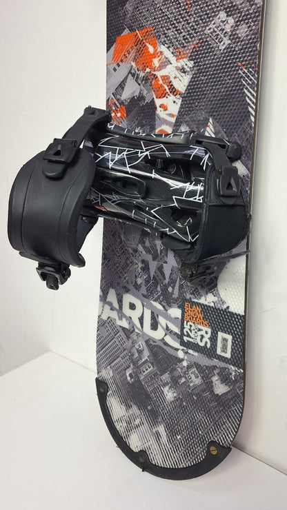 Snowboard Elan Rs Rocker 125 cm + Attacchi HEAD Rental S Sport Divertimento Invernale