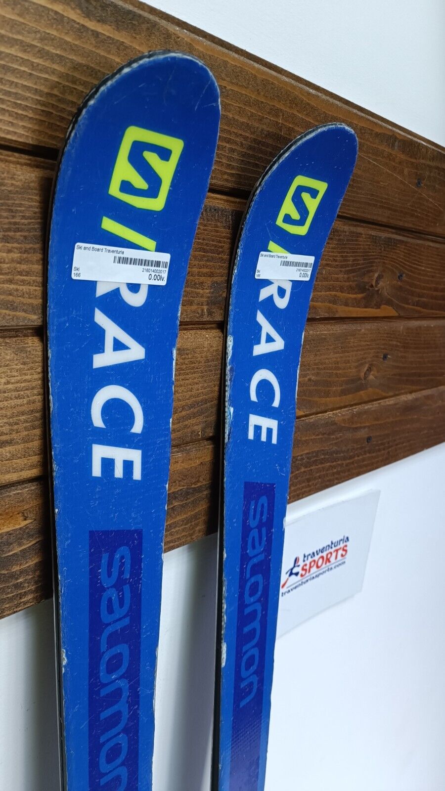 Salomon Race FIS GS 166cm Ski + Salomon 12 Bindings Winter Adventure Winter