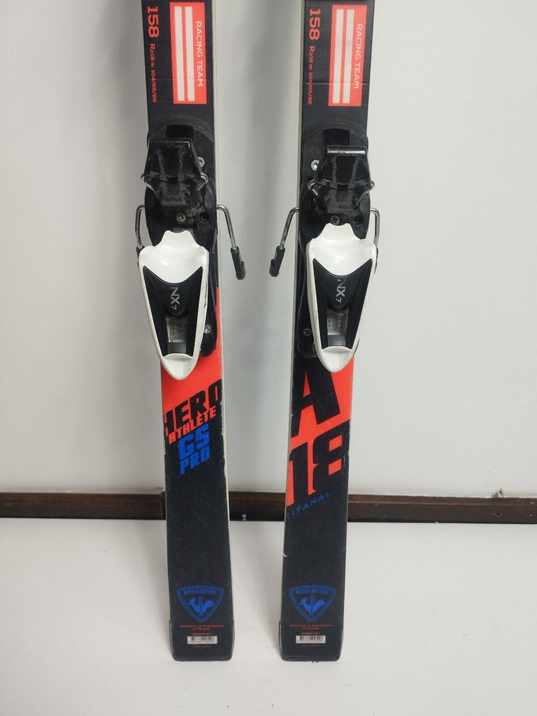 Rossignol Hero Athele GS Pro 158 cm Ski + Look 7 Bindings Winter Fun Snow