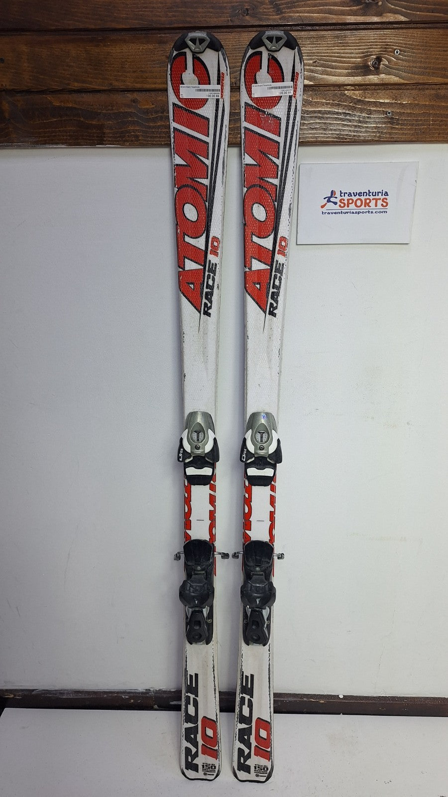 Atomic Race 10 150cm Skis + Atomic 10 Bindings Winter Fun Snow