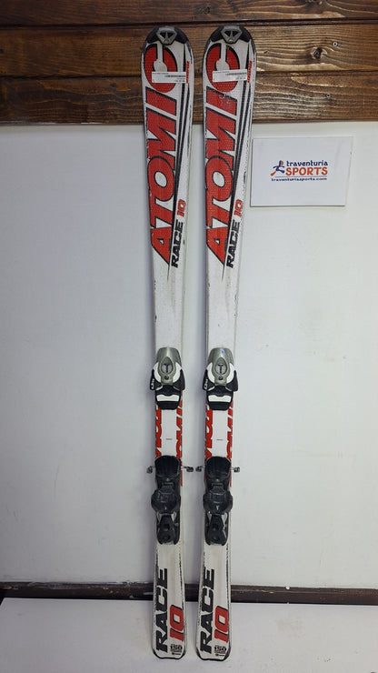 Atomic Race 10 150cm Skis + Atomic 10 Bindings Winter Fun Snow