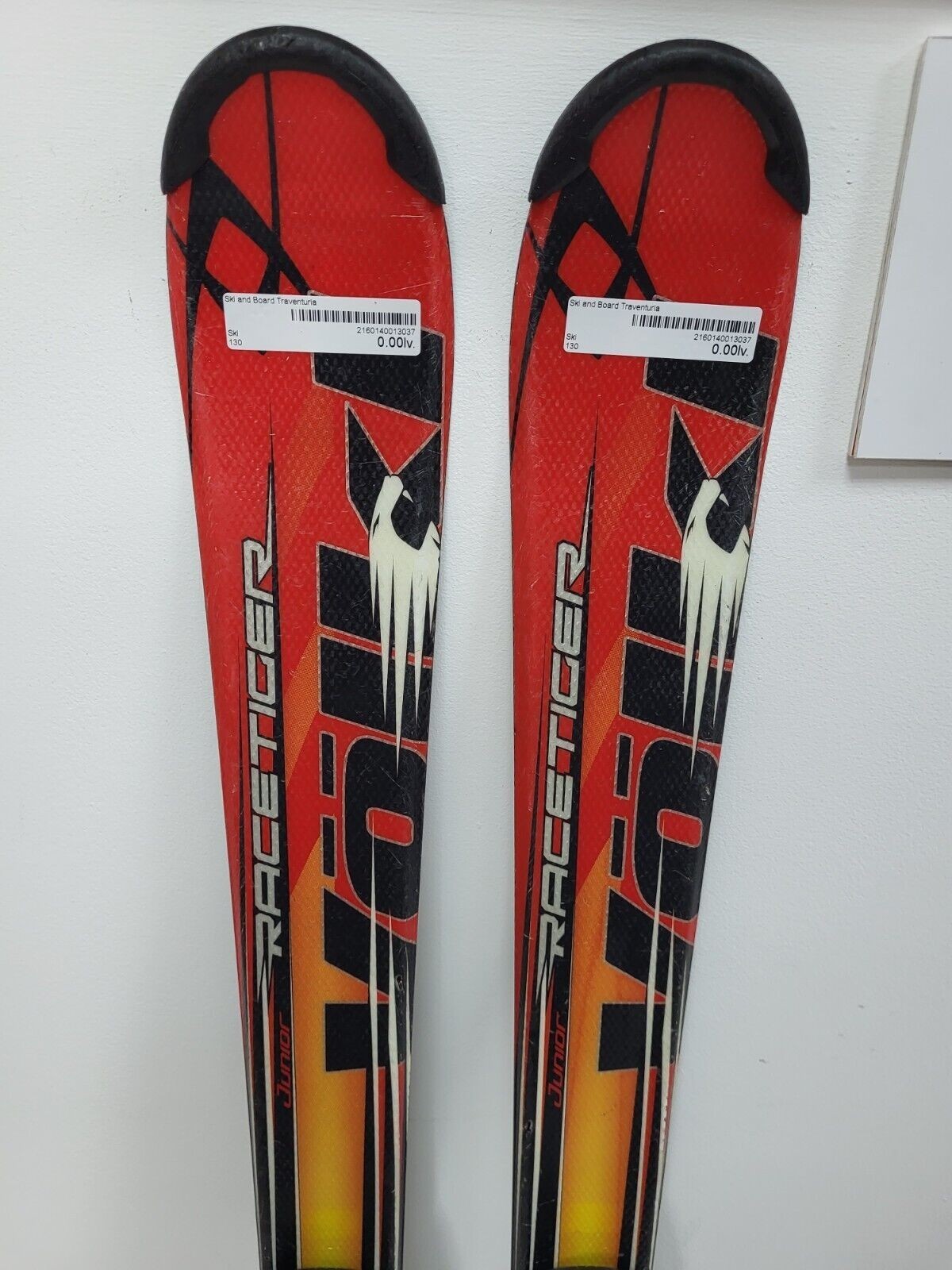 Völkl Racetiger GS R JR 130 cm Ski + Marker 7 Bindungen Wintersport Schneespaß