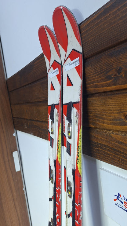 Atomic Redster Doubledeck GS FIS 175 cm Skis + Atomic 18 Bindings Winter