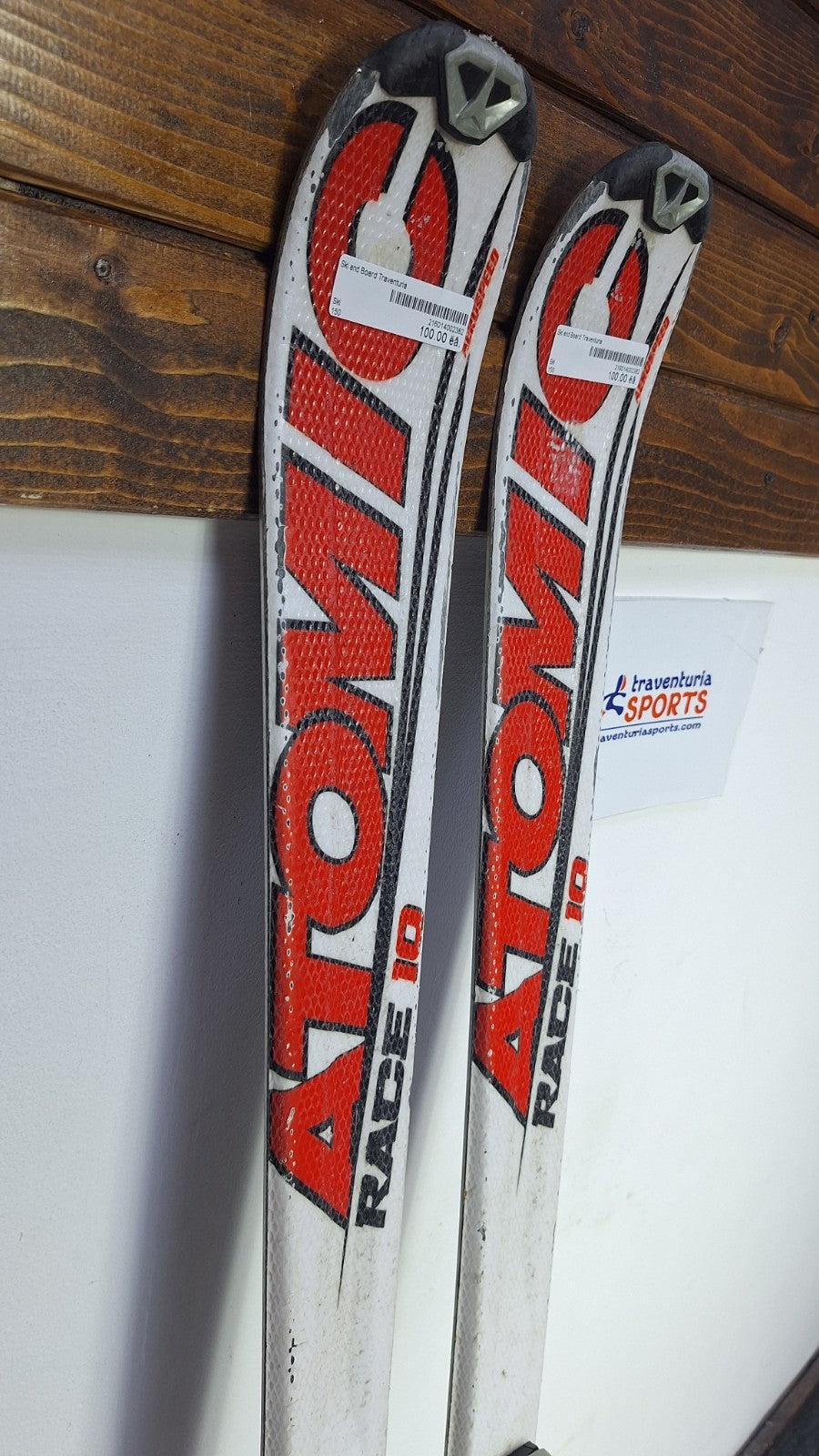 Atomic Race 10 150cm Skis + Atomic 10 Bindings Winter Fun Snow