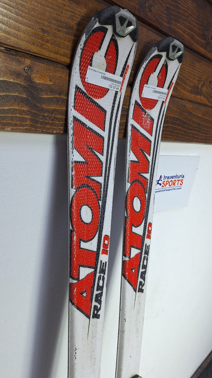 Atomic Race 10 150cm Skis + Atomic 10 Bindings Winter Fun Snow