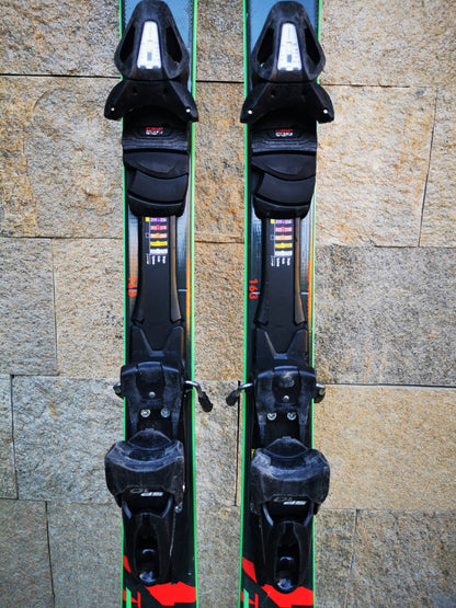 Rossignol REACT RTX Fiber 163cm  Ski + Tyrolia 10 Bindings Winter Sport Fun