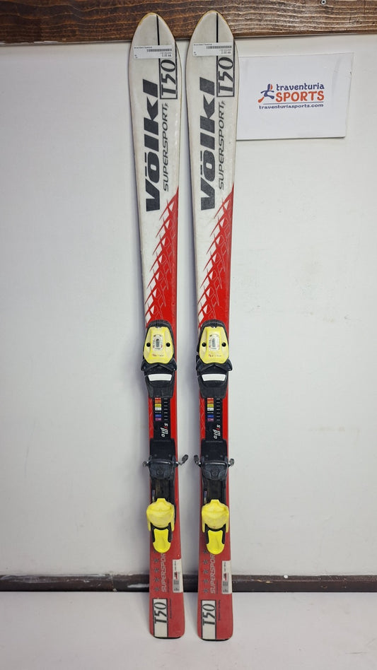 Volkl T50 J 138cm Ski + Tyrolia 7 Bindings Winter Sport Fun