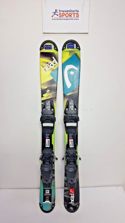 HEAD Souphead JR 87 cm Ski + Elan ESP 4.5 Bindings Adventure Winter Sport Snow