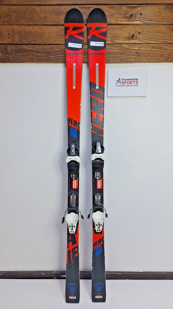 Rossignol Hero Athele GS Pro 158 cm Ski + Fischer RS9 Bindings Winter Snow Sport