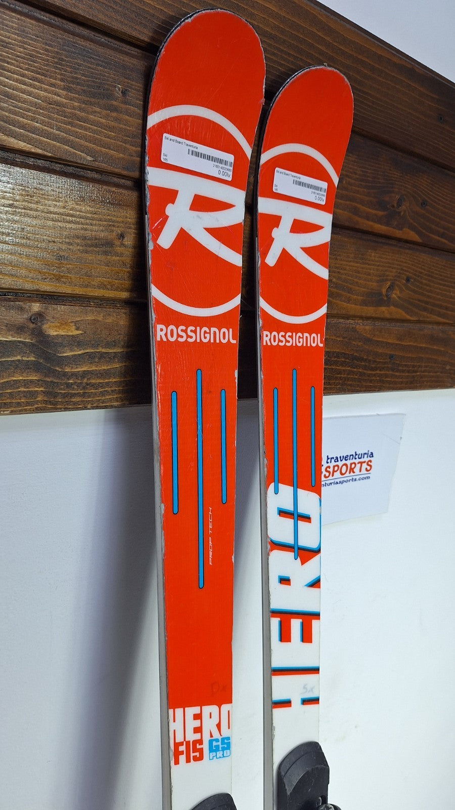 Ski Rossignol Hero FIS GS 165 cm + fixations Look NX10 Plaisir et sport hivernaux, neige