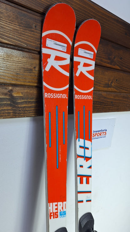 Ski Rossignol Hero FIS GS 165 cm + fixations Look NX10 Plaisir et sport hivernaux, neige