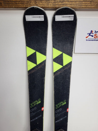 Sci Fischer RC4 WC FIS 135 cm + attacchi Fischer 7.5 Sport invernali