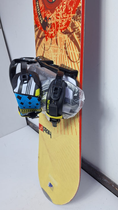 HEAD Rocka 4D 159 cm Snowboard + Brand New Talerun L Bindings Winter Sport Fun