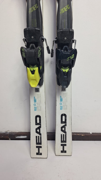Head World Cup Rebels e.GS Team 152cm Ski + Fischer 12 Bindings Winter Sport