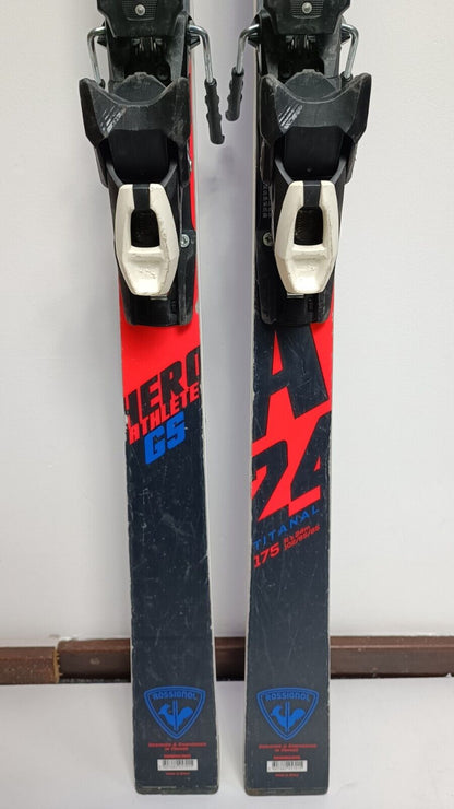 Rossignol Hero Athele GS Pro 175 cm Ski + Tyrolia 14 Bindings Winter Fun Snow