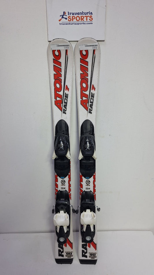 Atomic Pro Race 7 90 cm Skis + Atomic 4.5  Bindings Winter Sport Snow