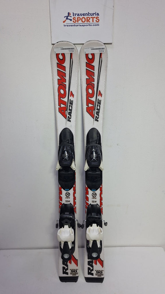 Atomic Pro Race 7 90 cm Skis + Atomic 4.5  Bindings Winter Sport Snow