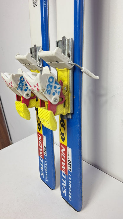 Salomon Crossmax T 120cm Ski + Tyrolia 3 Bindings Winter Sport Fun