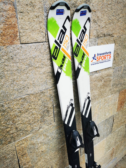 Elan Exar Pro 150cm  Ski + Elan  ESR 10 Bindings Adventure Winter Sport