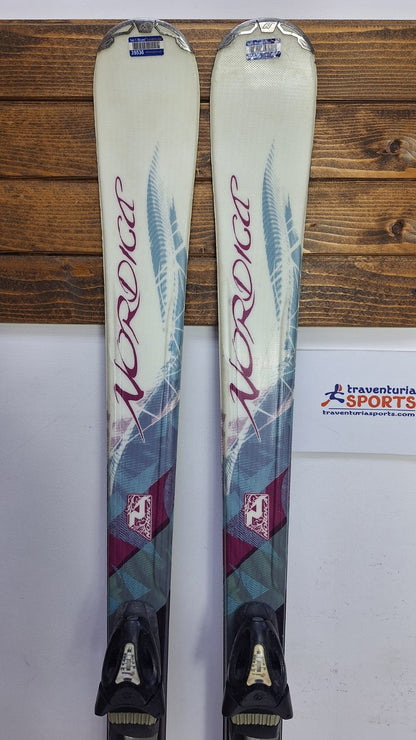 Ski Nordica Elexa EVO 168 cm + fixations Tyrolia SP 10, aventure de sports d'hiver