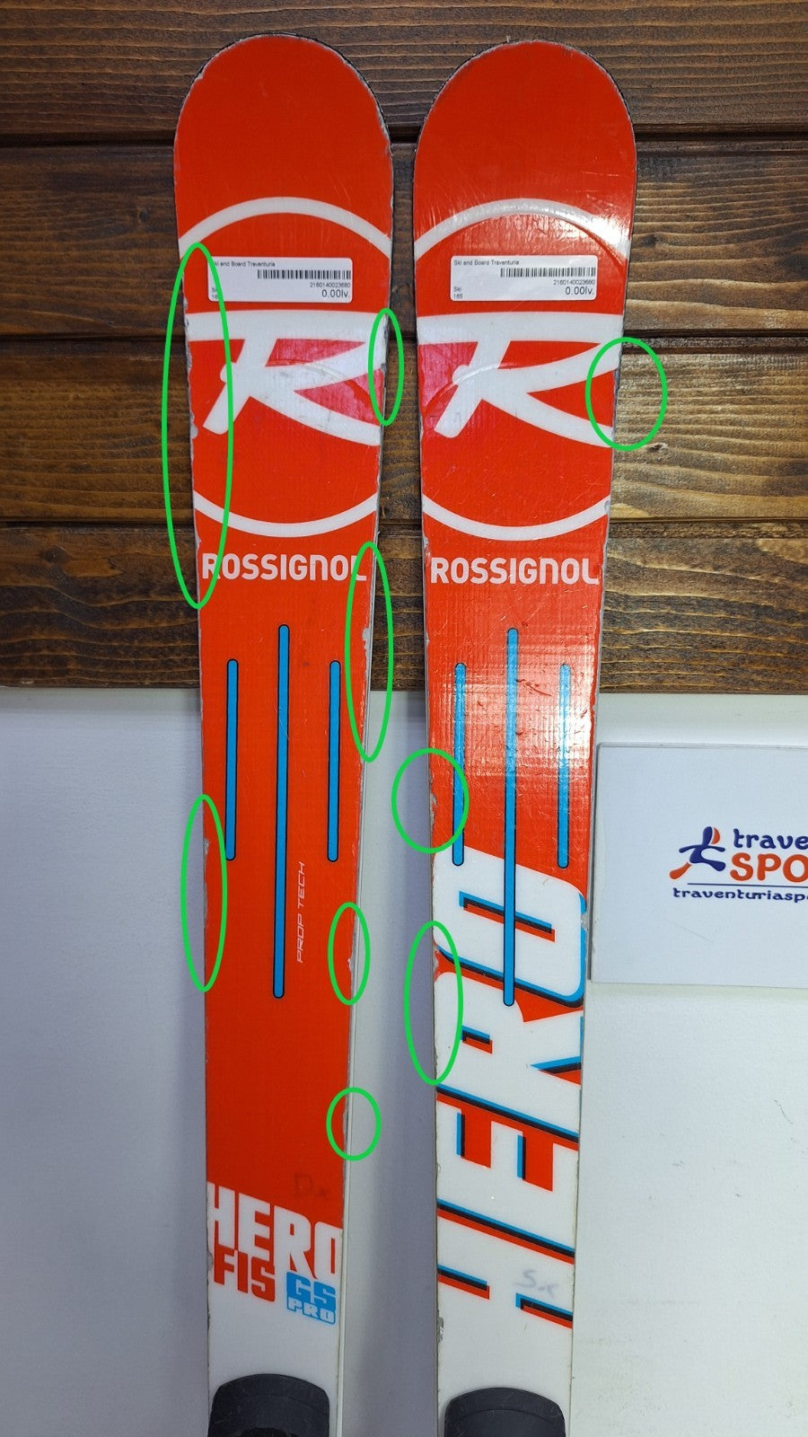Ski Rossignol Hero FIS GS 165 cm + fixations Look NX10 Plaisir et sport hivernaux, neige