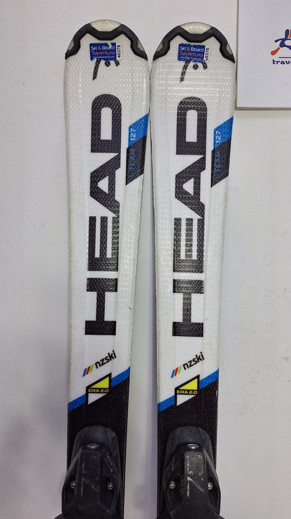 HEAD Supershape Team R Track N 127 cm Ski + Fixations Elan ESP 7.5 Sport d'hiver