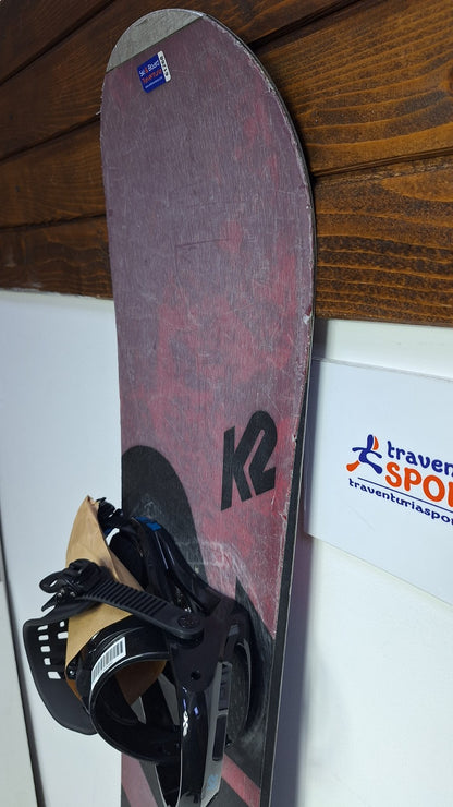 K2 Rental  EST.87  155W cm Snowboard + Brand New K2 M Bindings  Winter Snow Fun