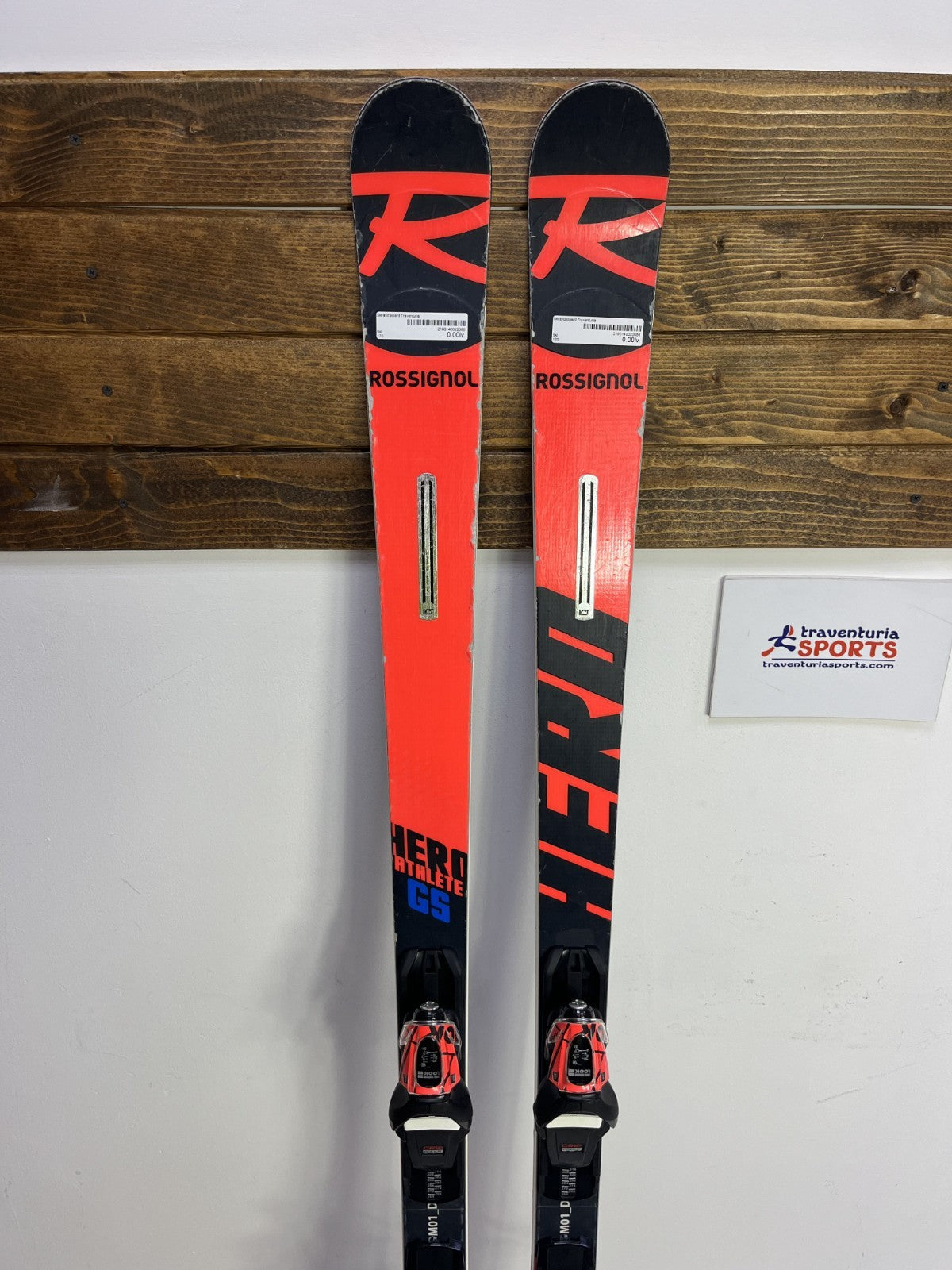 Rossignol Hero Athlete GS 170 cm Ski + New Look 11 Bindings Winter Fun Snow