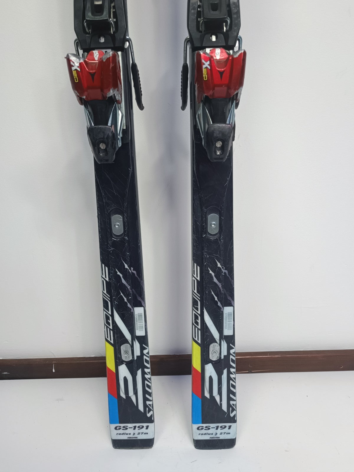 Sci Salomon Equipe 2V Race GS 191 cm + attacchi Atomic 20 Sport invernali Neve