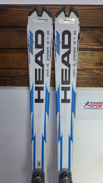 HEAD Shape One 170cm  Ski + Marker 9 Bindings Winter Sport Fun Snow