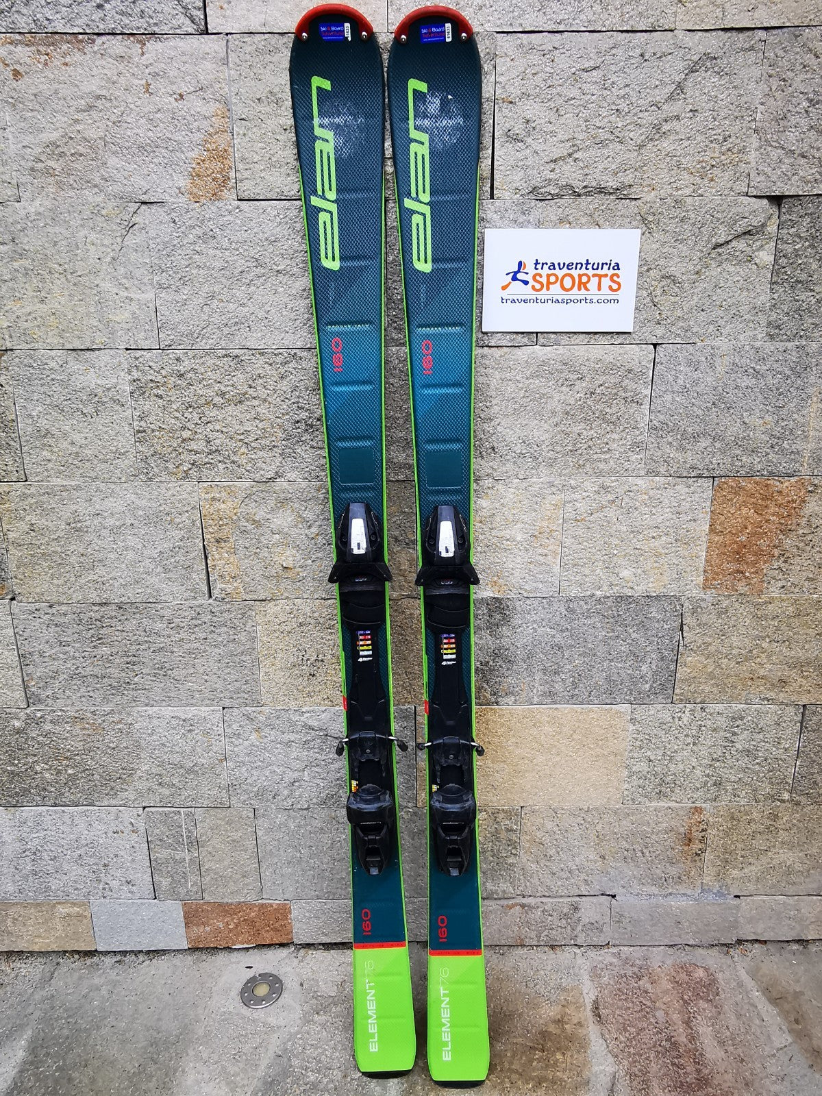 Elan Element 76 160cm  Ski + Elan ESP 10 Bindings Adventure Winter Sport