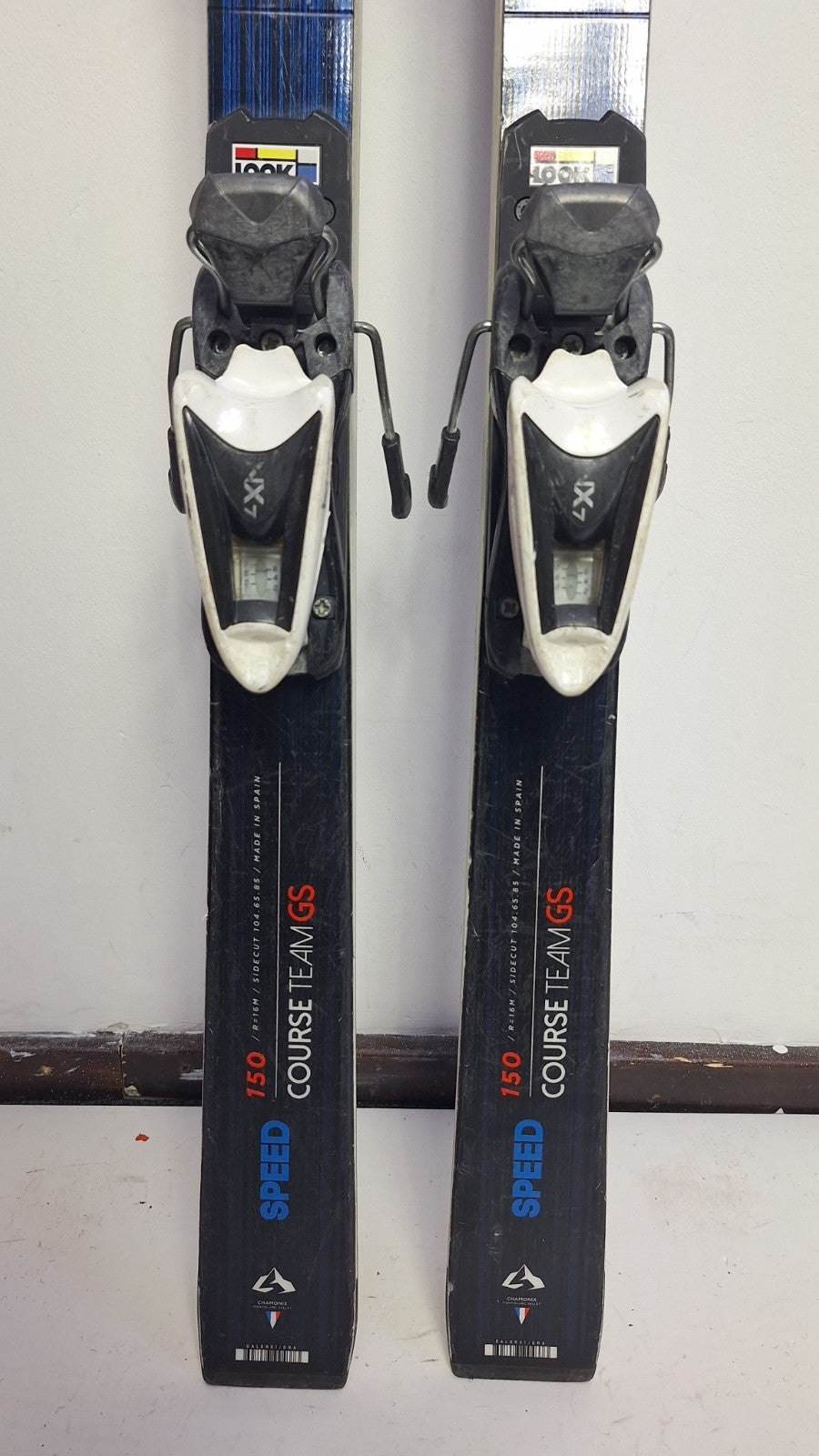Dynastar Speed Course Team GS 150cm Skis + Look 7 Bindings Winter Fun Snow