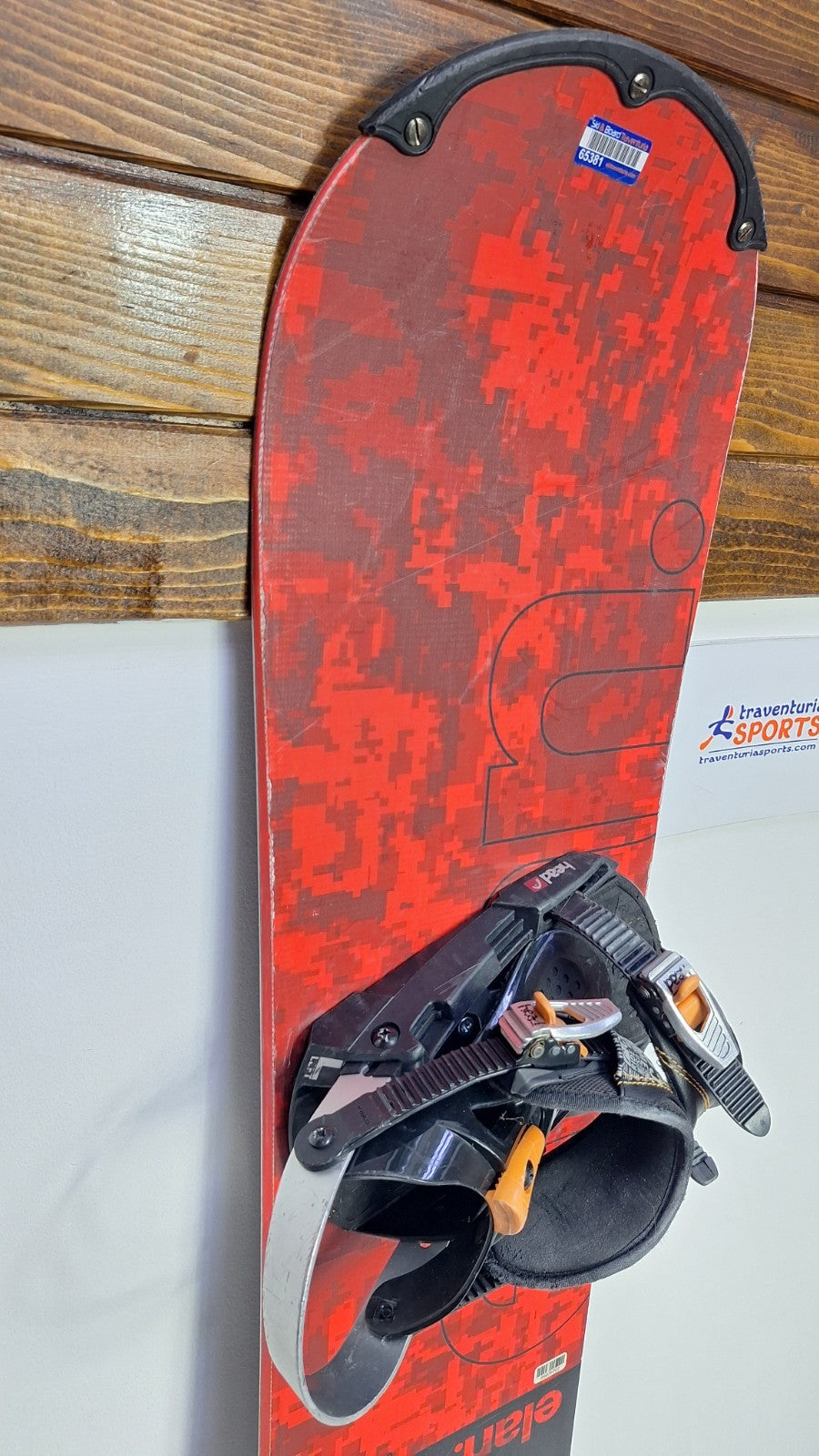 Snowboard Elan Explore R 160 cm + Attacchi HEAD Rental L Divertimento sulla Neve Invernale