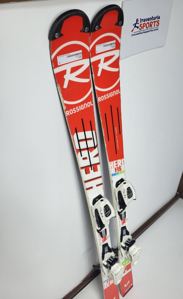 Rossignol Hero FIS F9 132 cm Ski + Marker 7 Bindings Winter Fun
