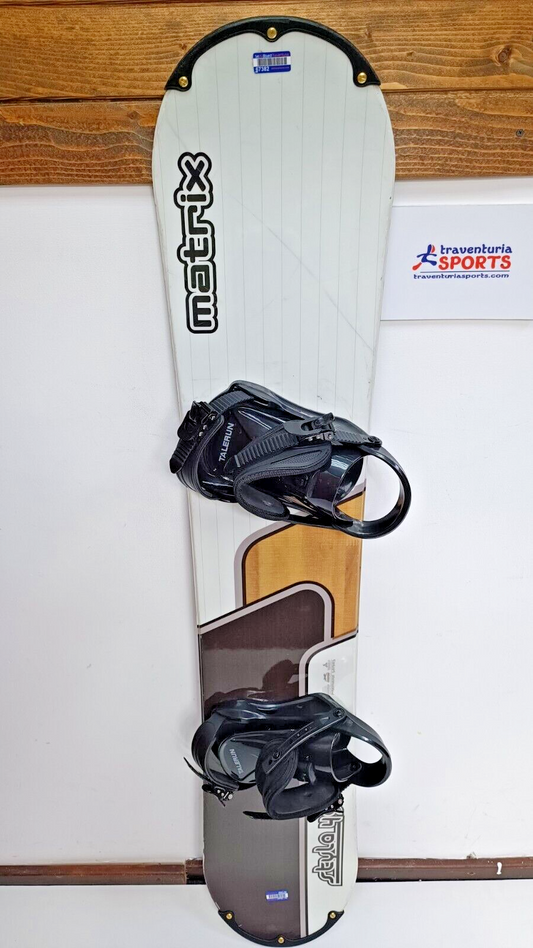 Matrix Style 149 cm Snowboard + NEW Talerun Size M Bindings Winter Adventure