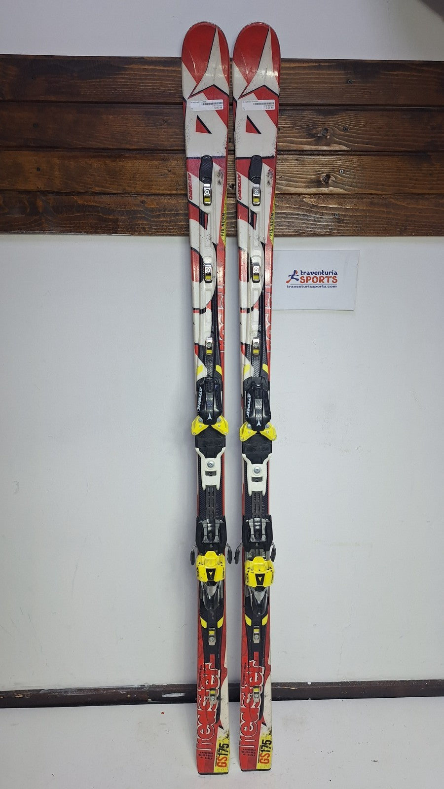 Atomic Redster Doubledeck GS FIS 175 cm Skis + Atomic 18 Bindings Winter