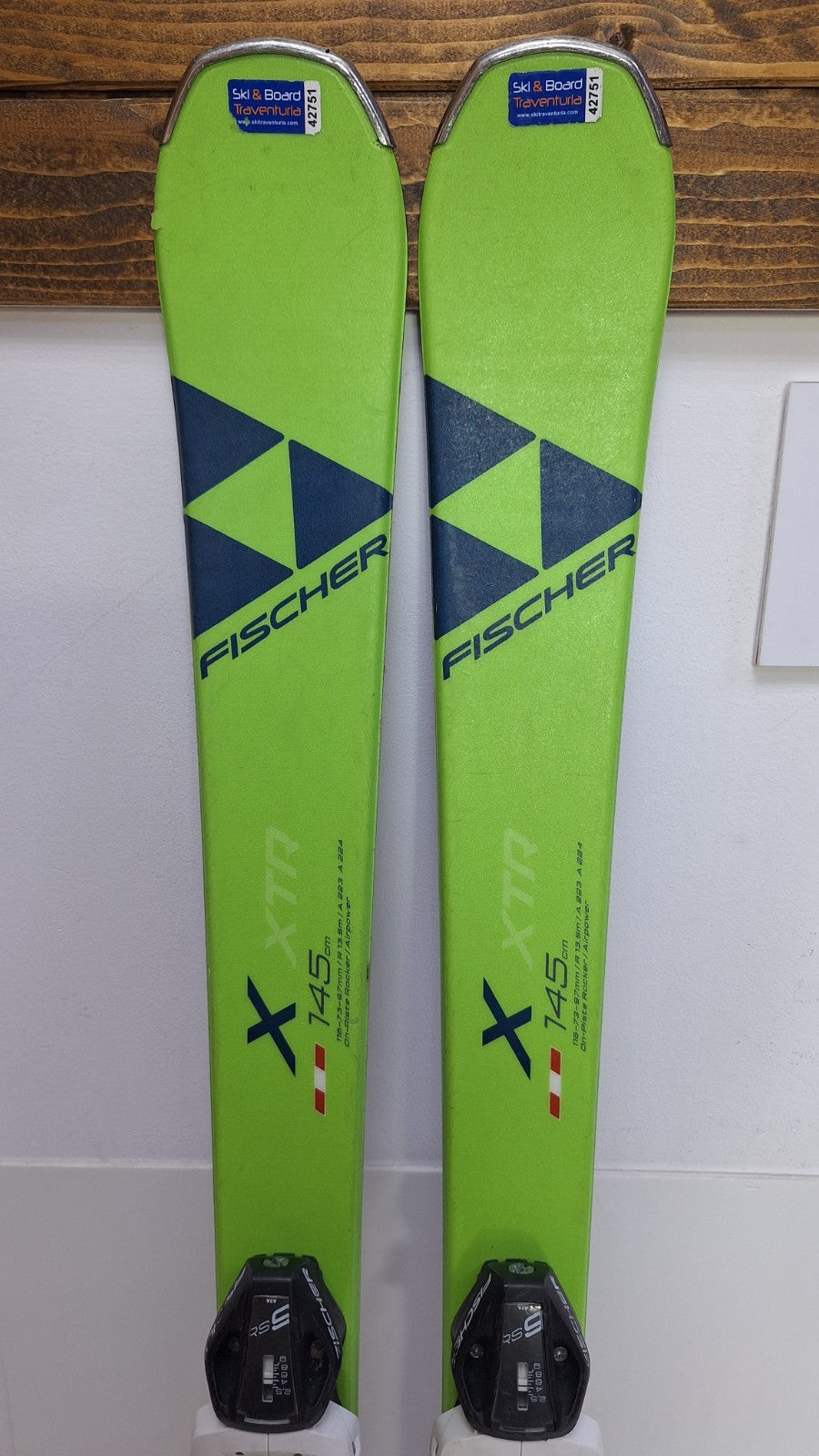 Sci Fischer XTR RC One X 145 cm + attacchi Fischer RS9 Sport invernali ...