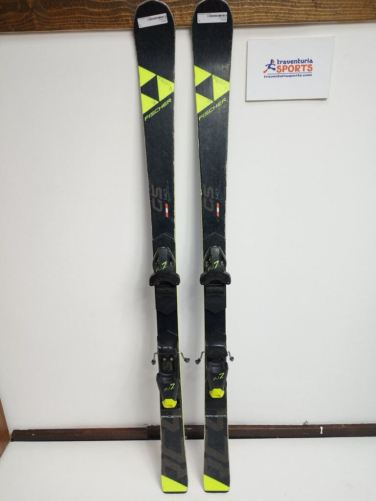 Fischer RC4 WC 140 cm Ski + Fischer 7.5 Bindungen Wintersport