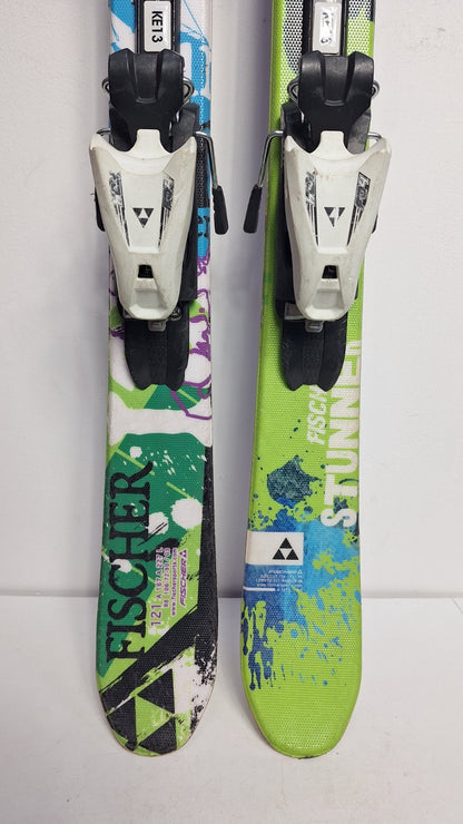 Fischer Stunner 121 cm Ski + Fisher 4.5 Bindings Winter Sports Fun Adventure