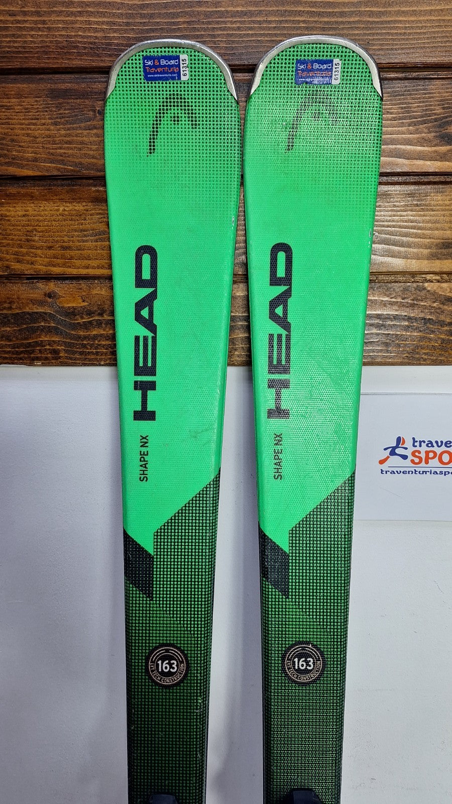 HEAD Shape NX  163cm  Ski + Tyrolia SP 10 Bindings Winter Sport Fun Snow