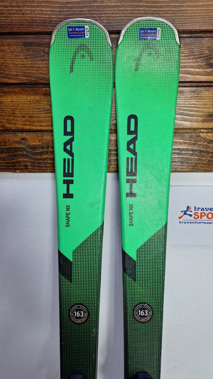 HEAD Shape NX  163cm  Ski + Tyrolia SP 10 Bindings Winter Sport Fun Snow