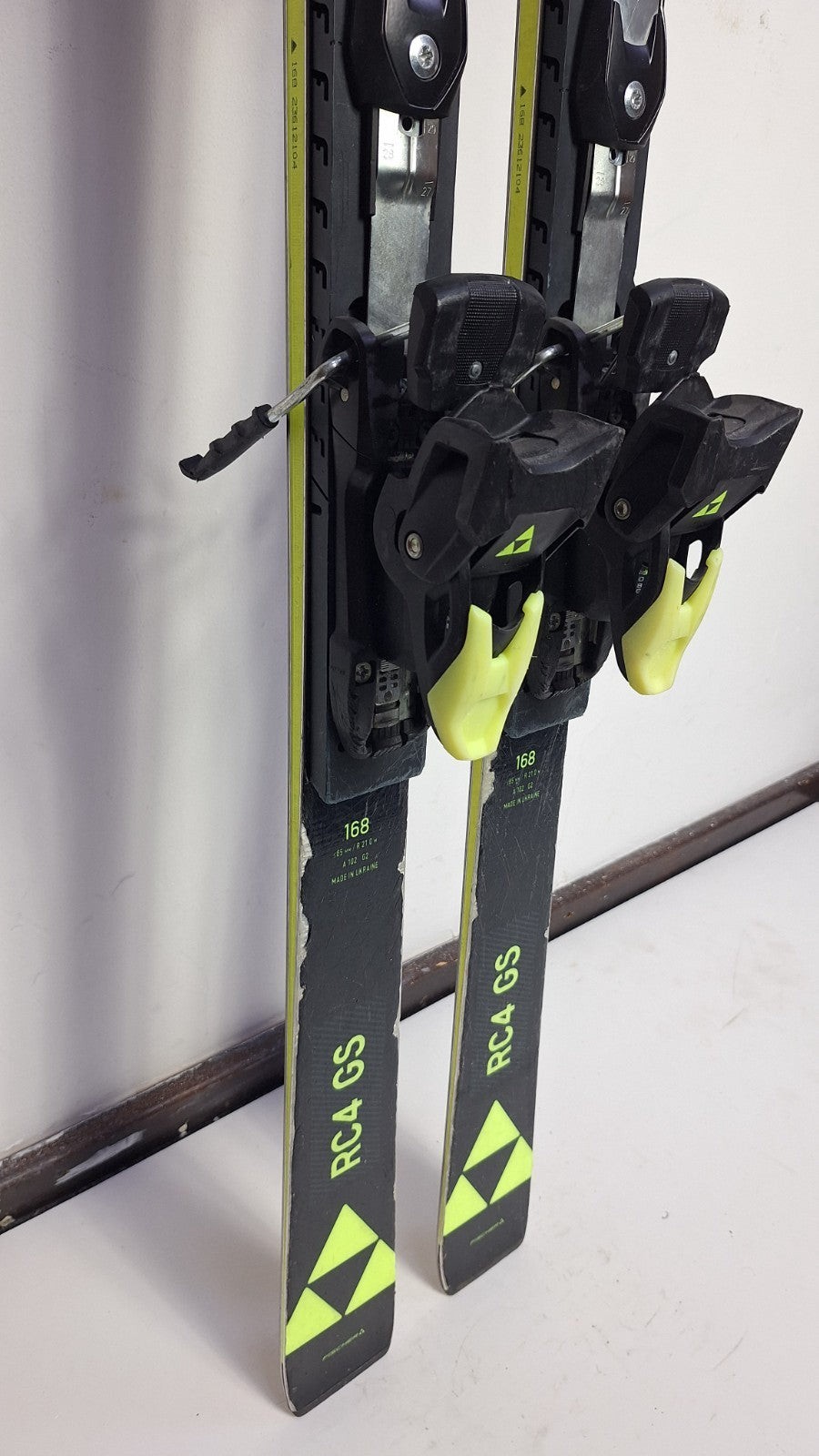 Fischer RC4 WC GS 168 cm Ski + Fischer Z11 Bindings Winter Sport  Snow Fun